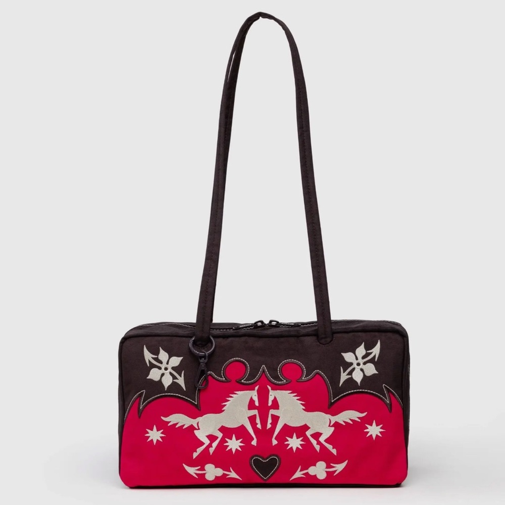 NWT! BAGGU Nylon Bowler Bag - Western Appliqué 🤠